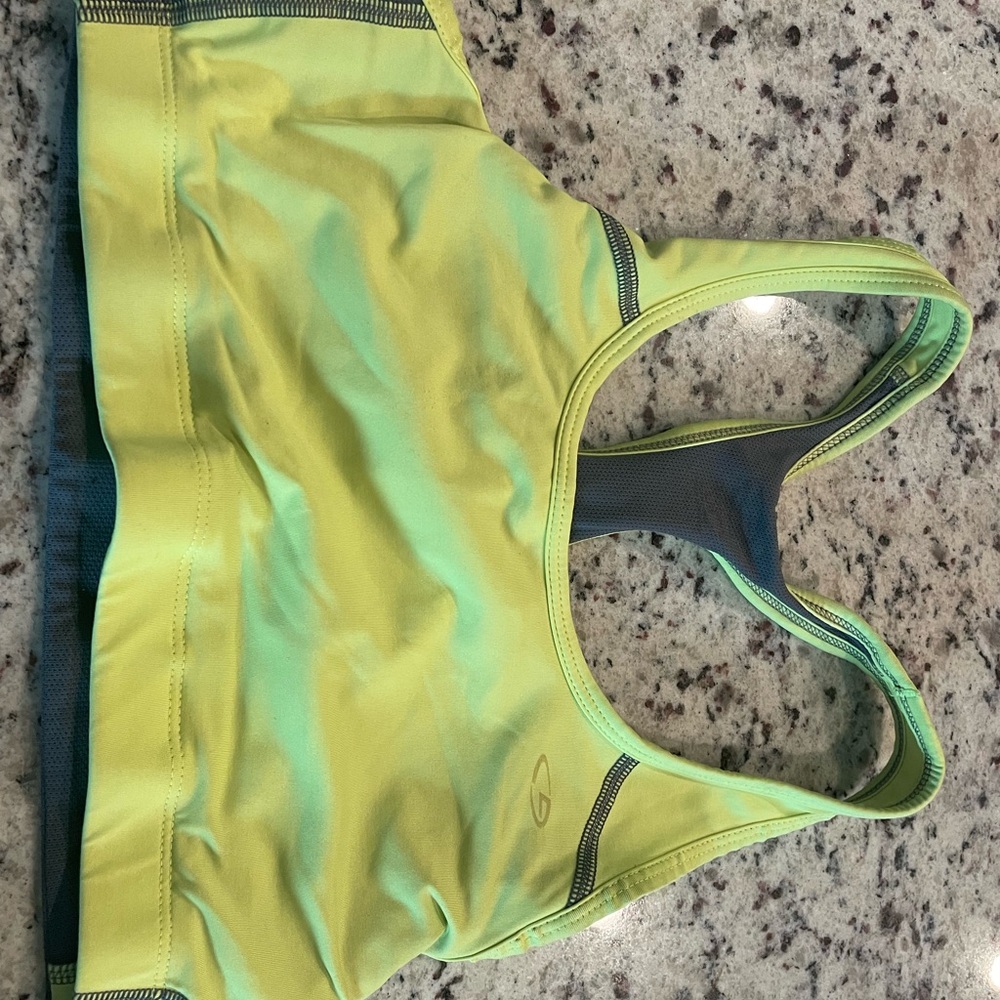 Women's Lime Green Sports Bra